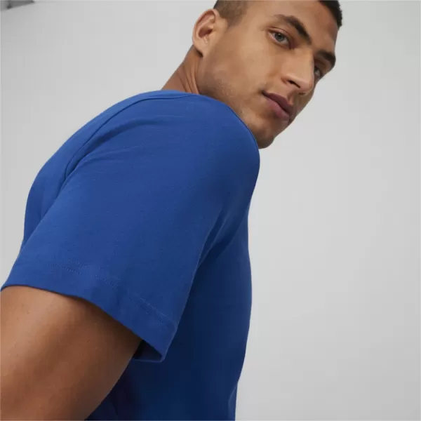  Мъжка тениска PUMA ESS LOGO TEE 586667-59 СИНЬО 