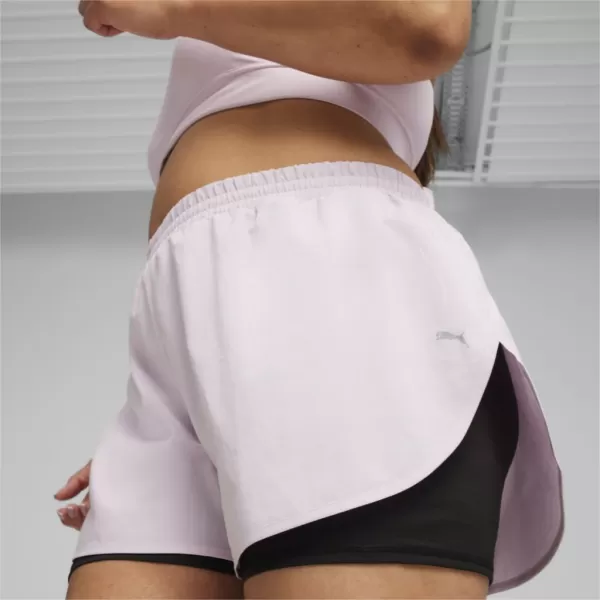  Дамски шорти PUMA RUN FAV WOVEN 2IN1 SHORT W 523181-60 ЧЕРЕН 
