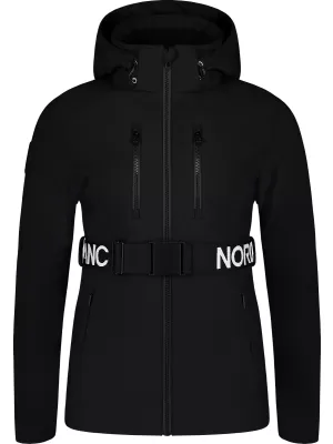 Дамско яке за ски софтшел NORDBLANC APRES-SKI NBWJL7928 ЧЕРЕН