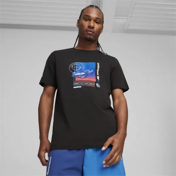  Мъжка тениска PUMA BMW MMS CAR GRAPHIC TEE 2 624158-01 ЧЕРЕН 