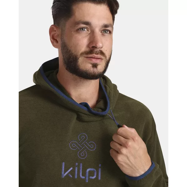  Мъжки поларен суичър KILPI FLOND-M UM0213KI ЗЕЛЕНО 