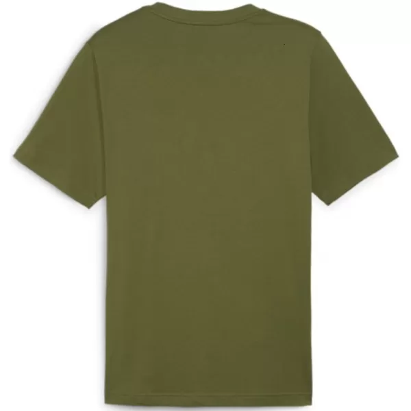  Мъжка тениска PUMA ESS+ 2 COL SMALL LOGO TEE 674470-33 ЗЕЛЕНО 