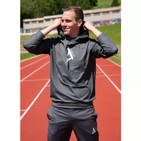  Мъжки първокласен функционален суичър ALTISPORT VOJ/ALM013MI01 СИВО 