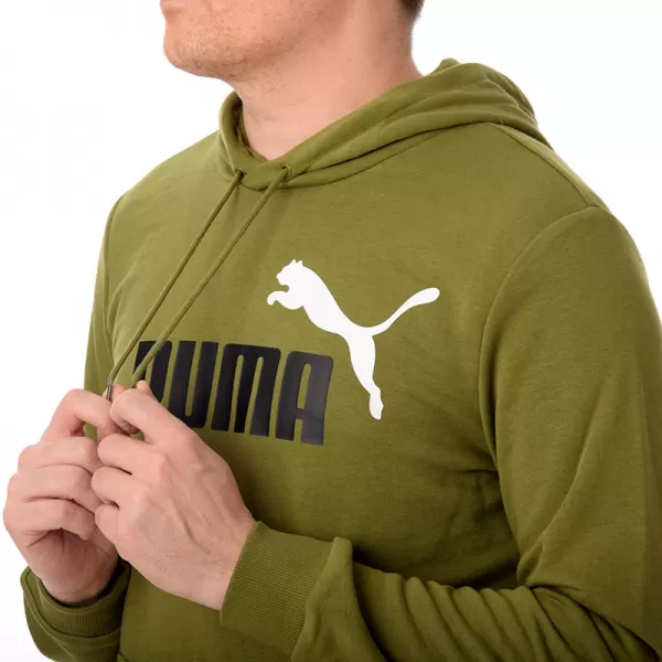  Мъжки суичър PUMA ESS+ 2 COL BIG LOGO HOODIE 586765-35 ЗЕЛЕНО 