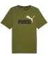 Мъжка тениска PUMA ESS+ 2 COL LOGO TEE 586759-35 ЗЕЛЕНО