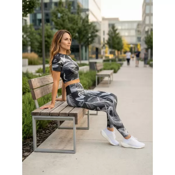  Дамски дълъг премиум клин ALTISPORT VOJ/ALW001LEG01 ЧЕРЕН/СИВ 