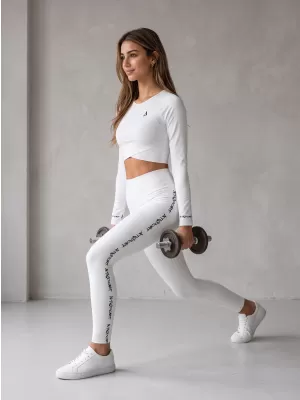 Дамски дълъг премиум клин ALTISPORT VOJ/ALW021LEG01 БЯЛО