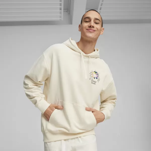  Мъжки суичър PUMA DOWNTOWN GRAPHIC HOODIE 624361-99 РАЗНООБРАЗНИ ЦВЕТОВЕ 