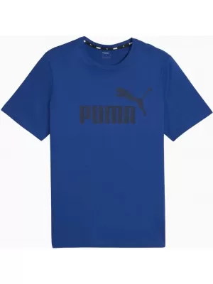 Мъжка тениска PUMA ESS LOGO TEE 586667-59 СИНЬО