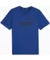 Мъжка тениска PUMA ESS LOGO TEE 586667-59 СИНЬО