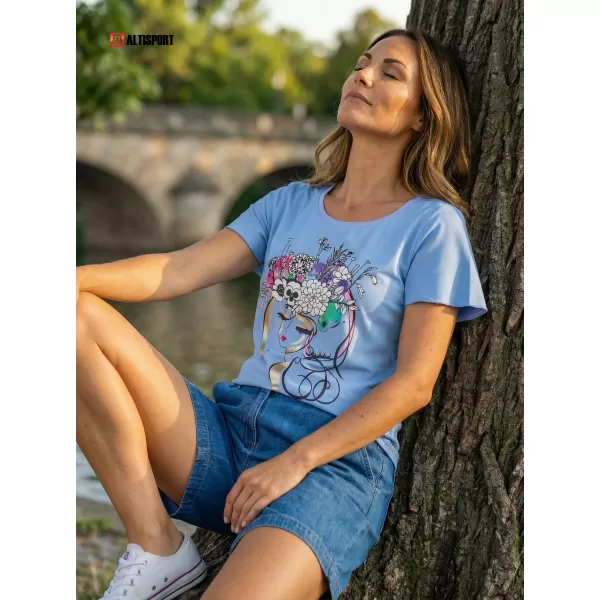  Дамска тениска KIXMI SINDY СИНЬО 