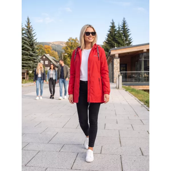  Дамско палто ALTISPORT CHELSIE ЧЕРВЕНО 