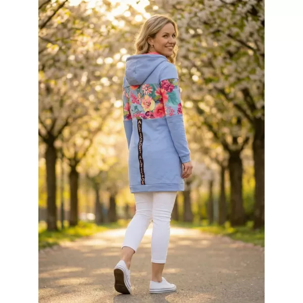  Дамски суичър ALTISPORT CECILY СИНЬО 