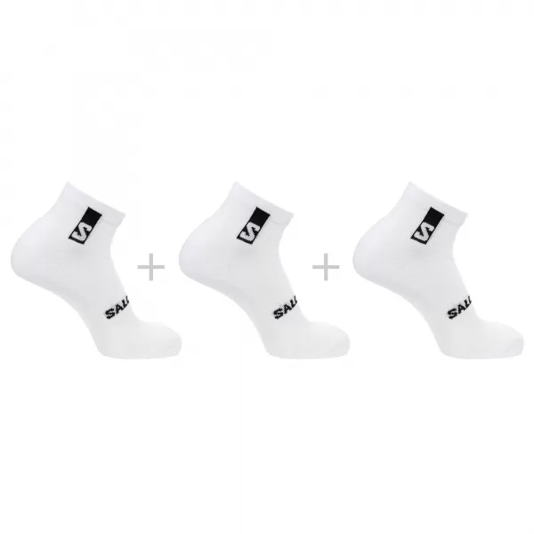  Чорапи SALOMON EVERYDAY ANKLE 3-PACK LC2086500 БЯЛ/БЯЛ/БЯЛ 