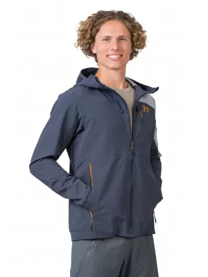 Мъжко яке HANNAH AREN HOODY ИНДИЙСКО МАСТИЛО/КОЖА НА АКУЛА