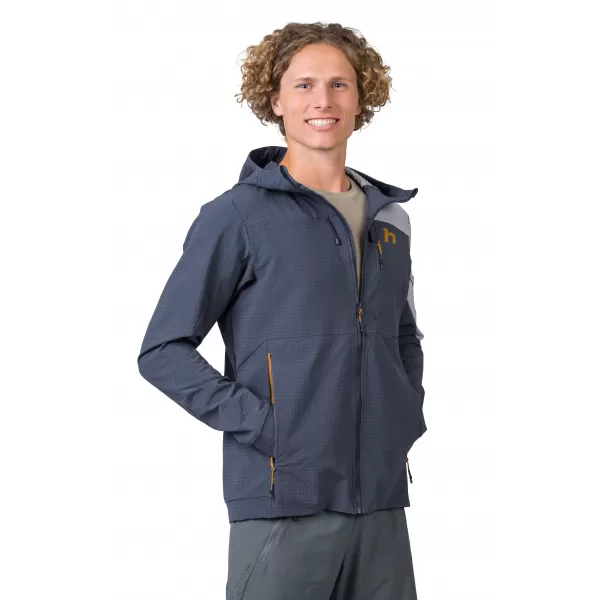  Мъжко яке HANNAH AREN HOODY ИНДИЙСКО МАСТИЛО/КОЖА НА АКУЛА 