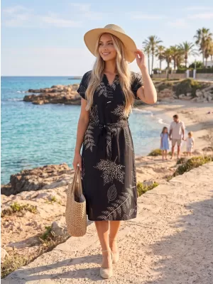 Рокля KIXMI SOFIA ЧЕРЕН