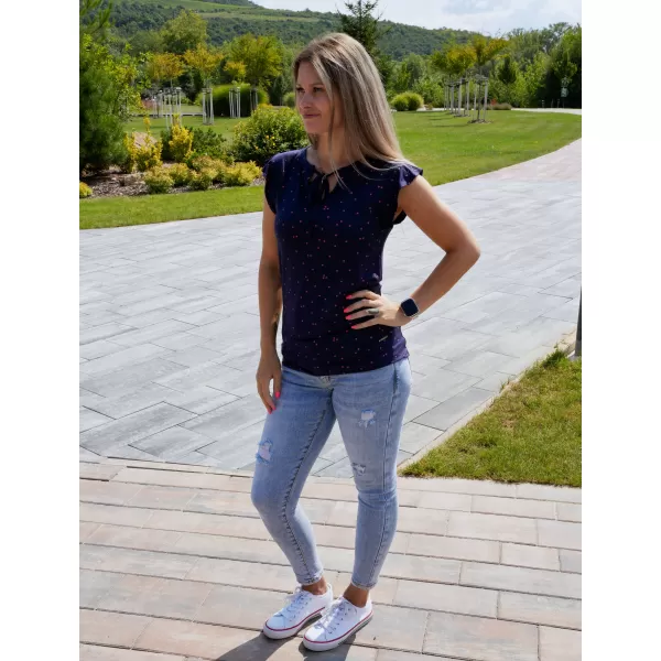  Дамска тениска ALTISPORT CAMILA ТЪМНО СИНЬО 