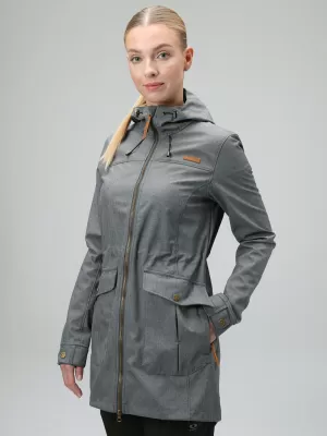 Дамско палто софтшел LOAP LAVILA SFW2402 СИВО