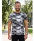 Мъжка тениска ALTISPORT NoPrint NP/ALM441 КАМУФЛАЖНО СИВО
