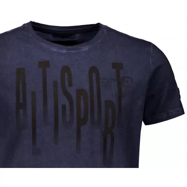  Мъжка тениска ALTISPORT CARLSON ТЪМНО СИНЬО 