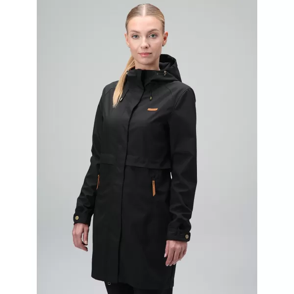  Дамско палто софтшел LOAP LACROSA SFW2401 ЧЕРЕН 