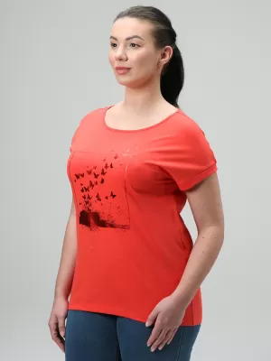 Дамска тениска LOAP BAZALA CLW2440 ЧЕРВЕНО