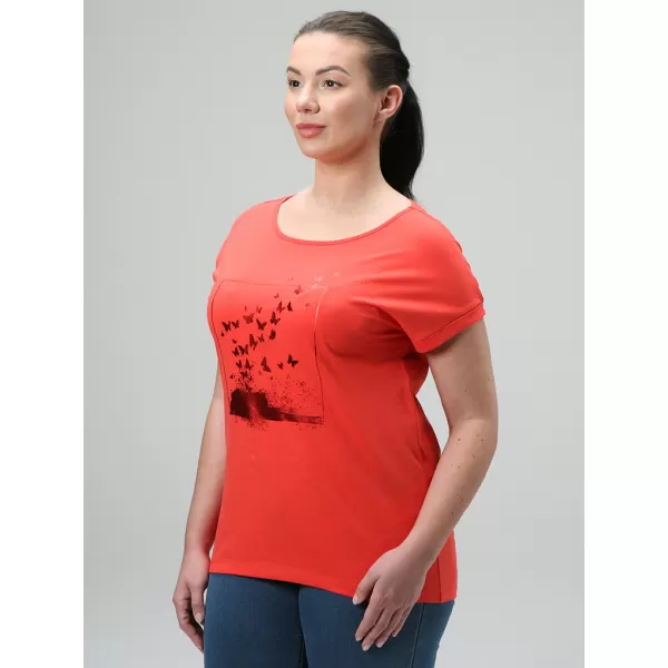  Дамска тениска LOAP BAZALA CLW2440 ЧЕРВЕНО 