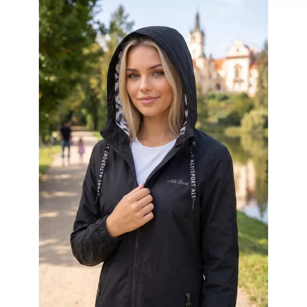  Дамско палто ALTISPORT CHELSIE ЧЕРЕН 