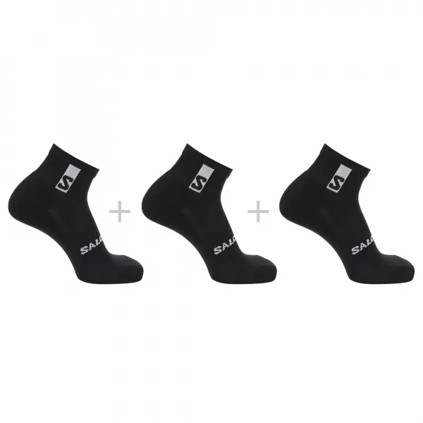  Чорапи SALOMON EVERYDAY ANKLE 3-PACK LC2086600 ЧЕРНО/ЧЕРНО/ЧЕРНО 