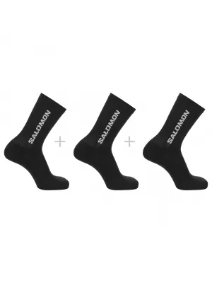 Чорапи SALOMON EVERYDAY CREW 3-PACK LC2086100 ЧЕРНО/ЧЕРНО/ЧЕРНО