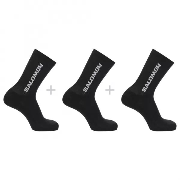  Чорапи SALOMON EVERYDAY CREW 3-PACK LC2086100 ЧЕРНО/ЧЕРНО/ЧЕРНО 