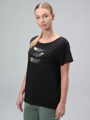Дамска тениска LOAP ASIKA CLW2459 ЧЕРЕН
