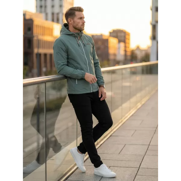  Мъжко яке ALTISPORT CARLEY ŠEDOZELENÁ СИВО 