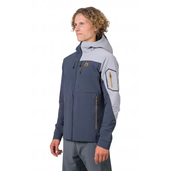  Мъжко яке HANNAH AREN HOODY ИНДИЙСКО МАСТИЛО/КОЖА НА АКУЛА 