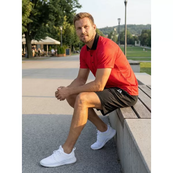  Мъжки премиум функционални шорти ALTISPORT VOJ/ALM013KRA01 ЧЕРЕН 