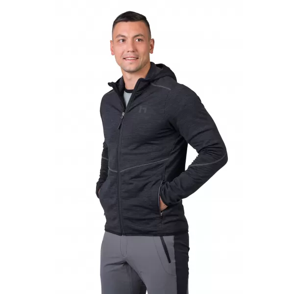  Мъжки суичър HANNAH DAMAR HOODY АНТРАЦИТ МЕЛ 