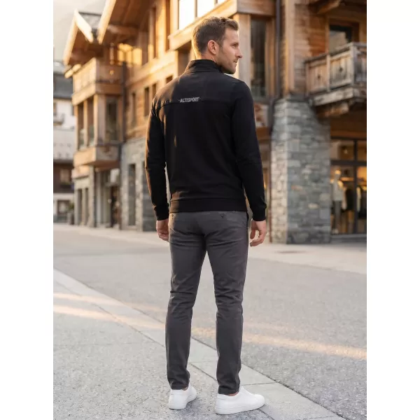  Мъжки суичър ALTISPORT CORDEL ЧЕРЕН 