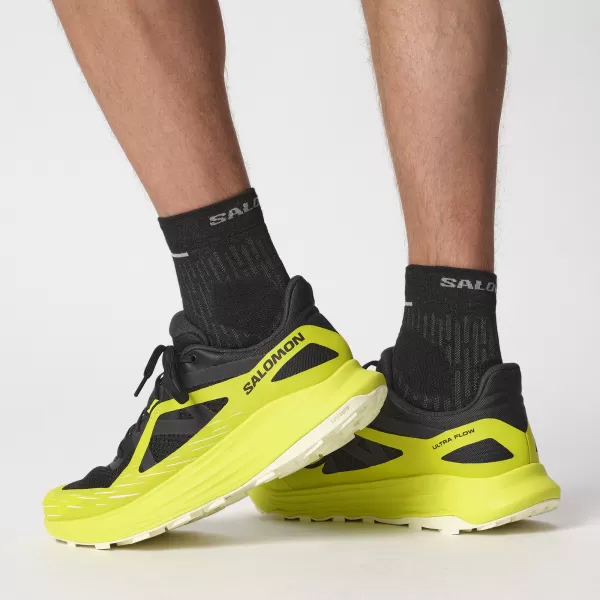  Мъжки обувки SALOMON ULTRA FLOW L47462500 ЧЕРНО/СЯРА ПРУЖИНА/ПРОЗРАЧНО ЖЪЛТО 
