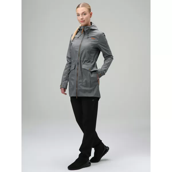  Дамско палто софтшел LOAP LAVILA SFW2402 СИВО 