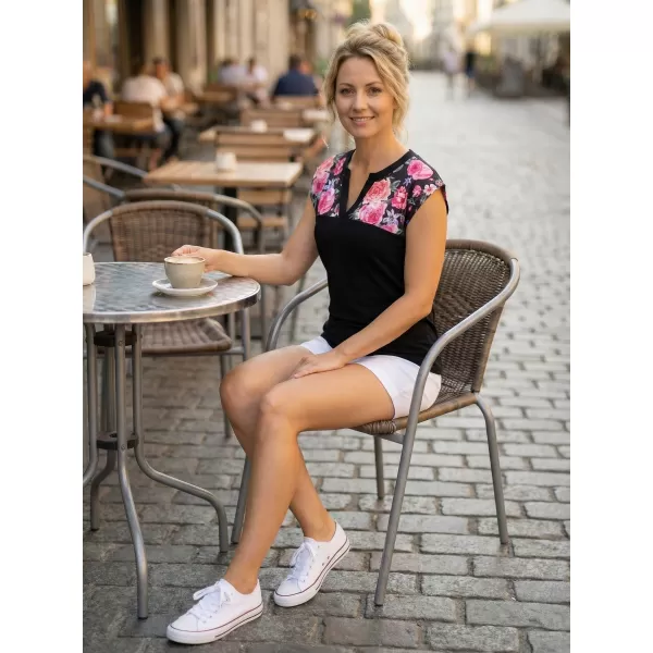  Дамска тениска ALTISPORT CLARA ЧЕРЕН 