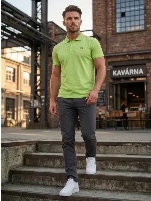 Мъжка тениска KIXMI SPENCER ЗЕЛЕНО