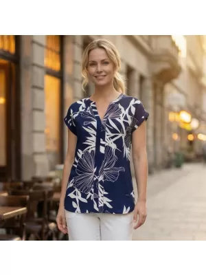 Дамска блуза ALTISPORT CAITY ТЪМНО СИНЬО