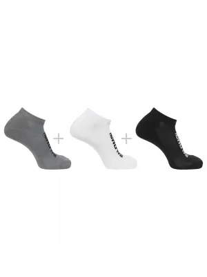 Чорапи SALOMON EVERYDAY LOW 3-PACK LC2087100 ЧЕРЕН/БЯЛ/МЕДЕНО СИВ МЕЛАНЖ