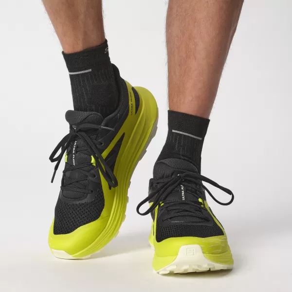  Мъжки обувки SALOMON ULTRA FLOW L47462500 ЧЕРНО/СЯРА ПРУЖИНА/ПРОЗРАЧНО ЖЪЛТО 