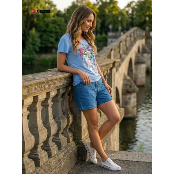  Дамска тениска KIXMI SINDY СИНЬО 