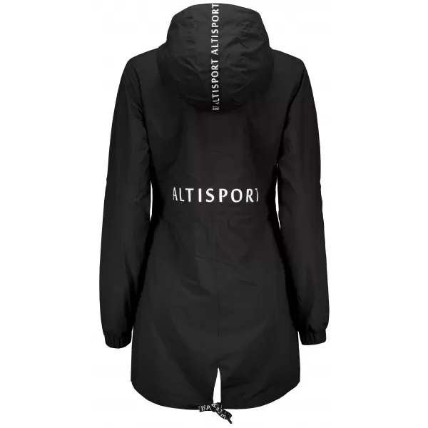  Дамско палто ALTISPORT CHELSIE ЧЕРНО/РОЗОВО 