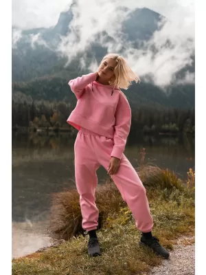 Дамски памучен спортен панталон NORDBLANC BOYFRIEND NBSPL7888 РОЗОВО