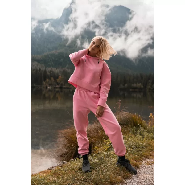  Дамски памучен спортен панталон NORDBLANC BOYFRIEND NBSPL7888 РОЗОВО 