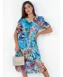 Рокля DSTREET BLOSSOM LOVE EY2524 СИНЬО
